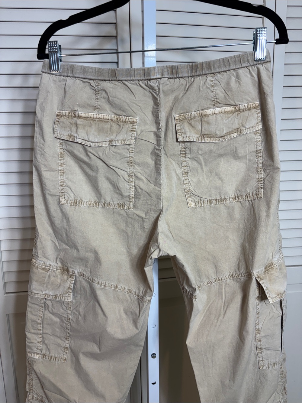 James Perse Stretch Poplin Cargo Pants Size Small - Picture 10 of 14